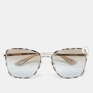 Prada Linea Rossa Women's Black and Cream Sunglasses